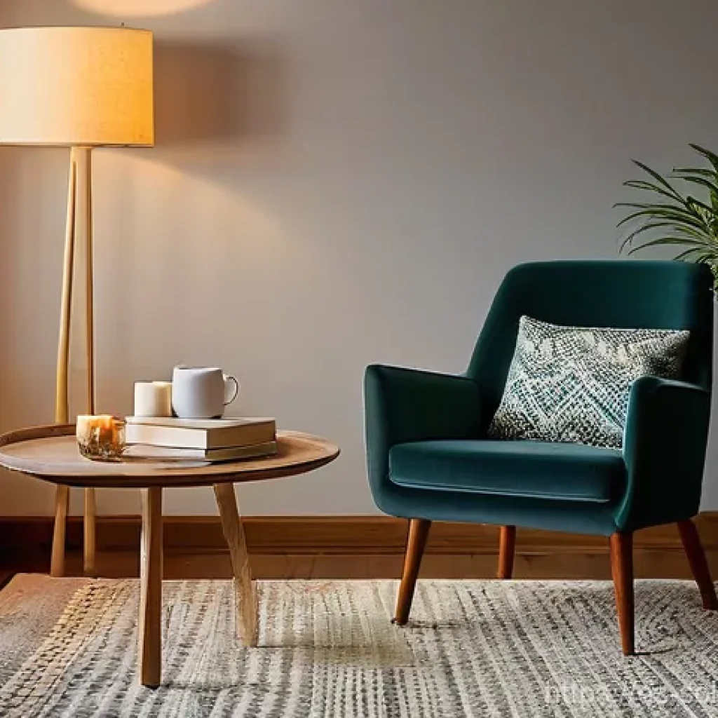 혼술할 때 주의할 점 - **Prompt: Serene Evening of Introspection**
    "A cozy, dimly lit indoor scene featuring a person i...