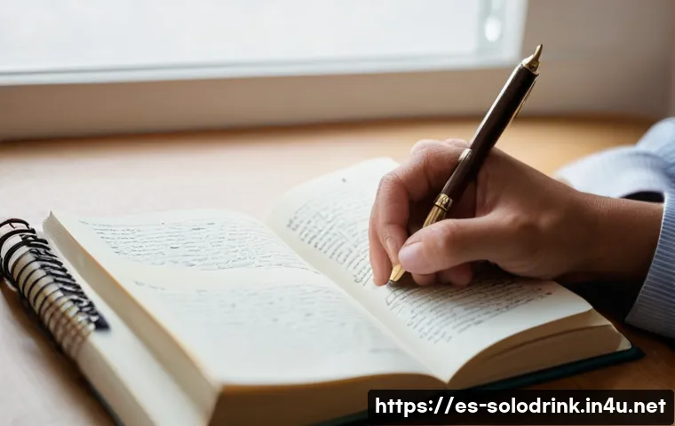 혼술할 때 감성적인 일기 쓰기 관련 이미지 1