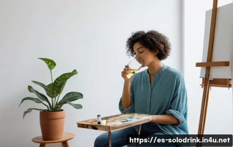 혼술과 예술   술 마시며 그림 그리기 관련 이미지 2