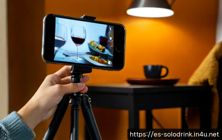 혼술 인증샷 인스타그램 트렌드 - Photorealistic cozy solo evening at a small Spanish apartment table, stylish young adult in casual s...